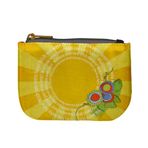 Vacation Mini Coin Purse, Template By Mikki Front