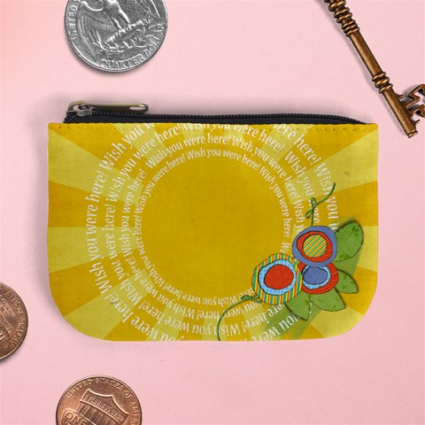 Vacation Mini Coin Purse, Template By Mikki Front