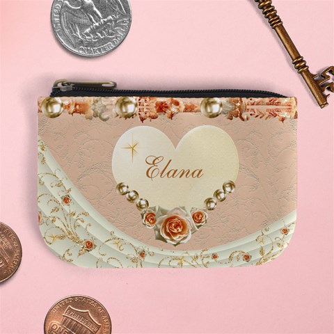 April Mini Coin Purse By Kdesigns Front