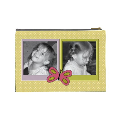 Lg Spring Cosmetic Bag By Martha Meier Back