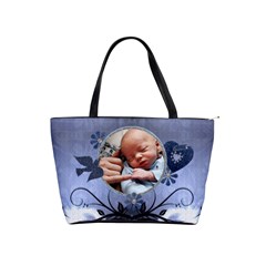 Special Blue Classic Shoulder Handbag Special Blue Classic Shoulder Handbag