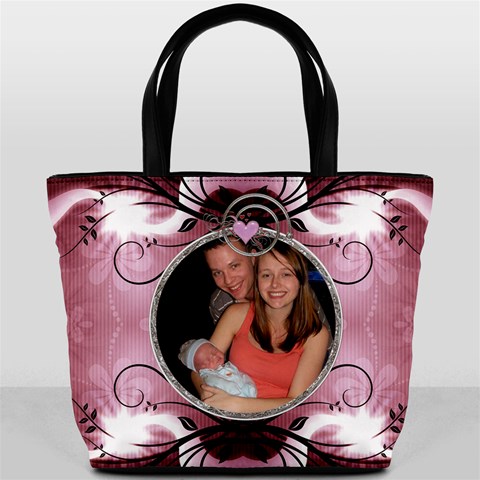 Pretty Rose Heart Bucket Bag By Lil Back