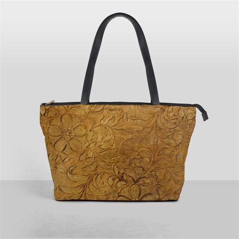Tooled Leather3 Shoulder Bag By Bags n Brellas Front