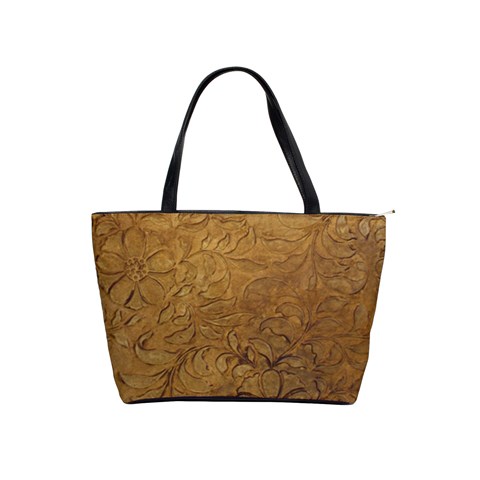 Tooled Leather3 Shoulder Bag By Bags n Brellas Front