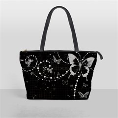 black and white butterflies shoulder bag - Classic Shoulder Handbag