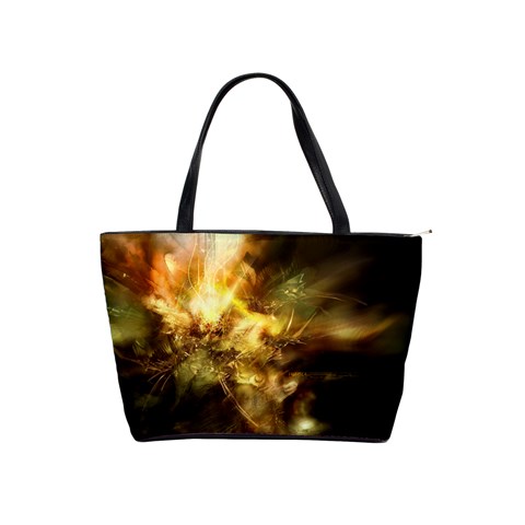 Green Abstract Light Shoulder Bag By Bags n Brellas Front