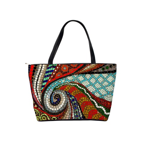 Mosaic Swirl Shoulder Bag By Bags n Brellas Back
