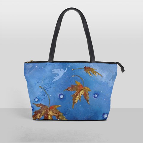 Golden Leaves Shoulder Bag By Bags n Brellas Front