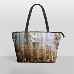 weathered cityscape shoulder bag - Classic Shoulder Handbag