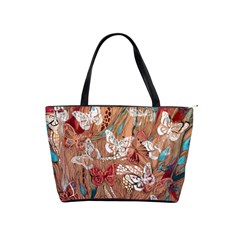 abstract butterflies shoulder bag - Classic Shoulder Handbag