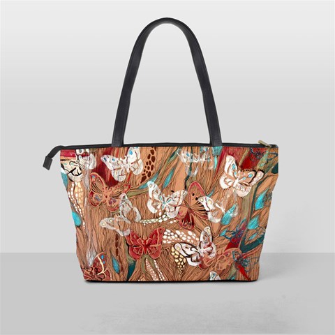 Abstract Butterflies Shoulder Bag By Bags n Brellas Back