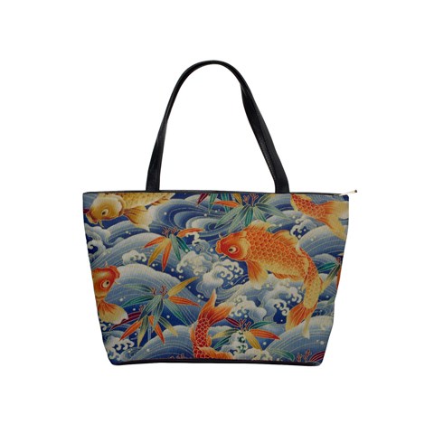 Koi Orange Shoulder Bag By Bags n Brellas Front