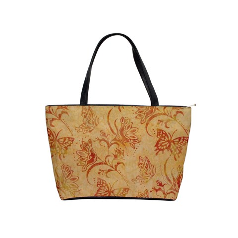 Butterflies Orange Shoulder Bag By Bags n Brellas Front