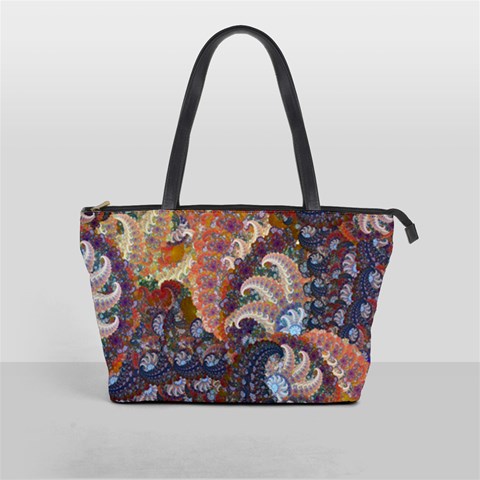 Blue Spirals   Shoulder Bag By Bags n Brellas Front