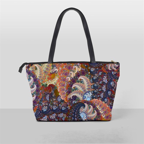 Blue Spirals   Shoulder Bag By Bags n Brellas Back