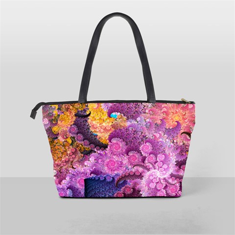 Purple Spirals   Shoulder Bag By Bags n Brellas Back