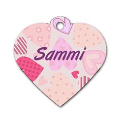 Sammi - Dog Tag Heart (Two Sides)