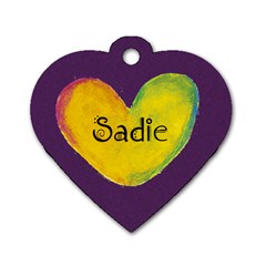 Sadie - Dog Tag Heart (Two Sides)