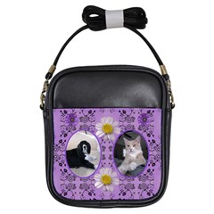 Purple Girls Sling Bag