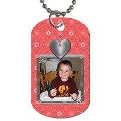 Heart Blossom 2-Sided Dog Tag - Dog Tag (Two Sides)