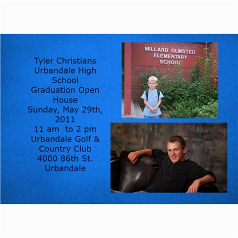 Open House By Noreen Christians 7 x5  Photo Card - 4