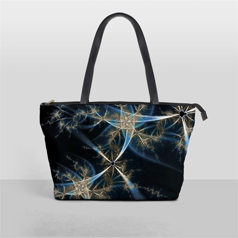 Blue Abstract Light Shoulder Bag By Bags n Brellas Front