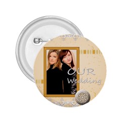 our wedding - 2.25  Button