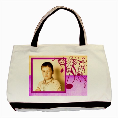 Must Be The Music Violet Tote 2 Sided By Catvinnat Front