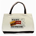 Baby It s Hot Outside Classic 2-Sided Tote - Basic Tote Bag (Two Sides)
