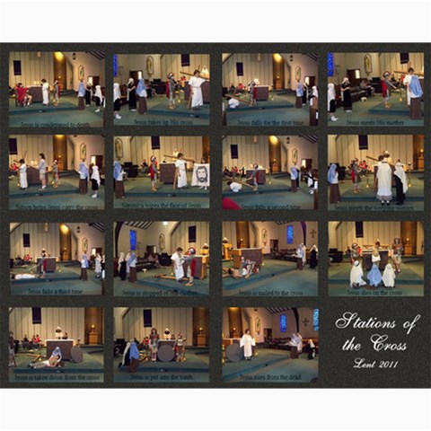 Stations Of The Cross By Jen 10 x8  Print - 5