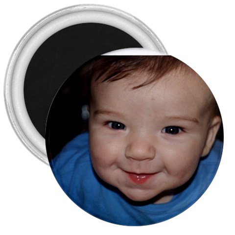 Finally Smiling Magnet By Heather Woodbury Front