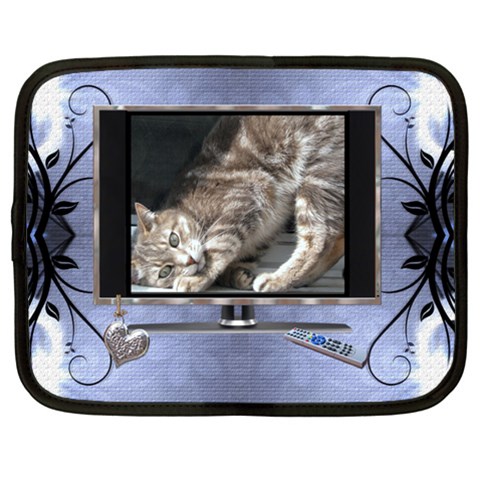 Television Star Xxl Netbook Case By Lil Front