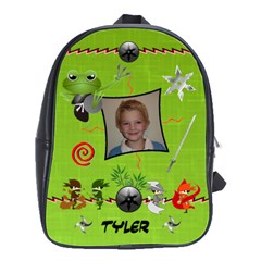 Green Ninja Backpack - School Bag (Large)