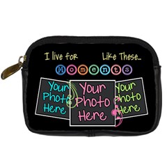 I Live For Moments Like These [digital Camera Leather Case
