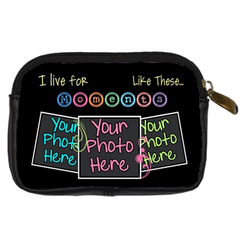 I Live For Moments Like These [digital Camera Leather Case By Digitalkeepsakes Back