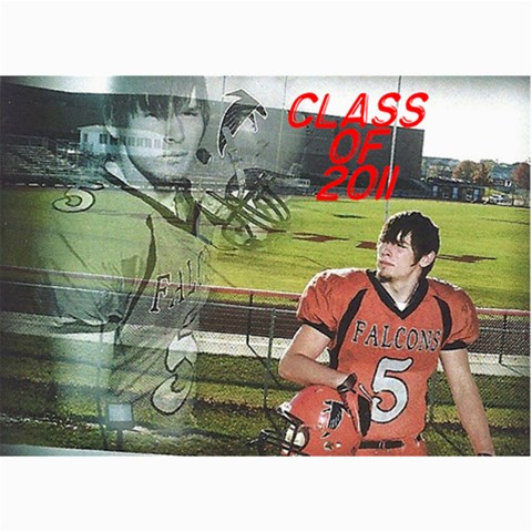 Senior Announcements By Michelle Harkrider Eastman 7 x5  Photo Card - 2