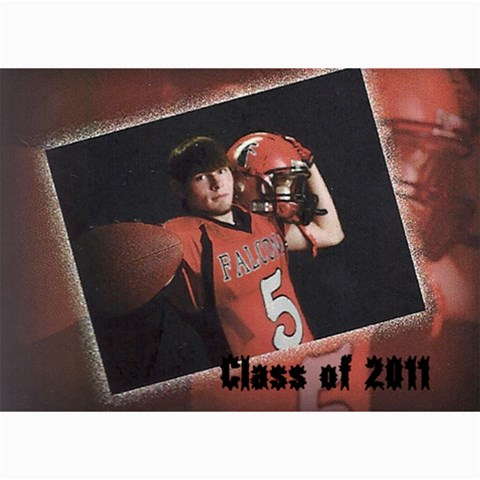 Senior Announcements By Michelle Harkrider Eastman 7 x5  Photo Card - 3