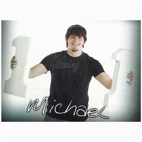 Senior Announcements By Michelle Harkrider Eastman 7 x5  Photo Card - 4