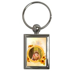 flower - Key Chain (Rectangle)