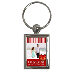 I love you - Key Chain (Rectangle)