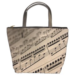 sheet music2 bucket bag