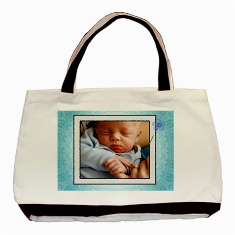 Baby Boy Blue Classic Tote Bag By Lil Back