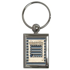 Cowboy Keychain - Key Chain (Rectangle)