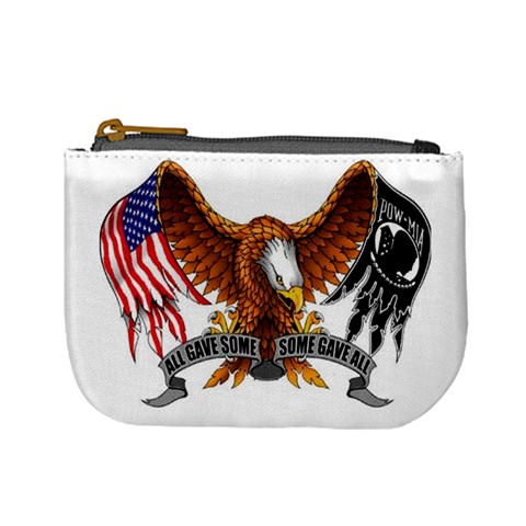 Freedom Mini Coin Purse 3a By Debra Macv Front