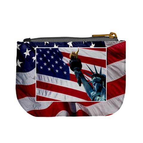 Freedom Mini Coin Purse 2c By Debra Macv Back