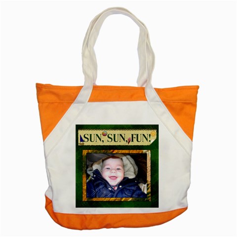 Sun Sun Fun! Accent Tote Bag By Lil Front