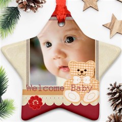 welcome baby - Ornament (Star)