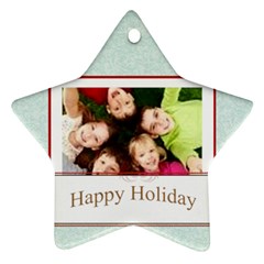 Happy holiday - Ornament (Star)