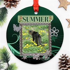 Summer Round Ornament - Ornament (Round)