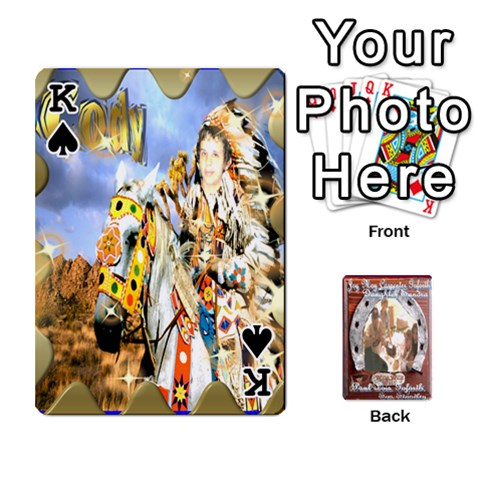 King Steohen & Pamelas Cards  By Pamela Sue Goforth Front - SpadeK